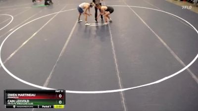 165 lbs Cons. Round 2 - Cain Lexvold, MN Elite Wrestling Club vs Owen Martineau, Minnesota