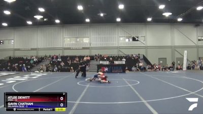 100 lbs Round 1 (8 Team) - Atlee DeWitt, Iowa vs Gavin Chatham, Oklahoma Blue