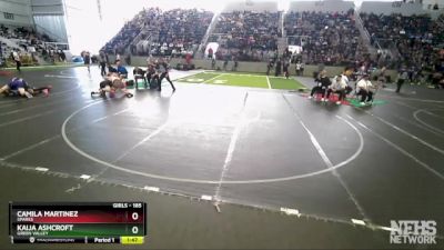 185 lbs Quarterfinal - Camila Martinez, Sparks vs Kaija Ashcroft, Green Valley