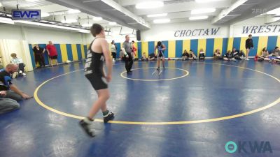 160 lbs Semifinal - Miguel Bryson, Hennessey Takedown Club vs Zeke Sciberras, Choctaw Ironman Youth Wrestling