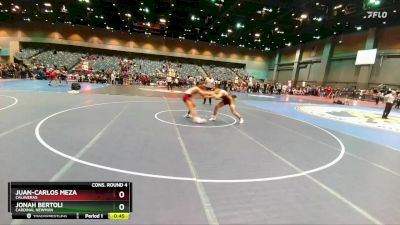 175 lbs Cons. Round 4 - Jonah Bertoli, Cardinal Newman vs Juan-Carlos Meza, Calaveras