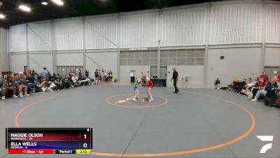 100 lbs Round 3 (6 Team) - Maggie Olson, Minnesota vs Ella Wells, Georgia
