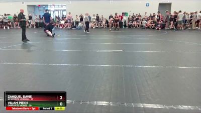 190 lbs Round 1 (6 Team) - Viliam Piekh, Charlotte Vikings vs Zahquel Davis, U2 Upstate Uprising