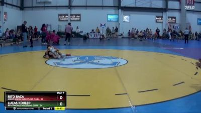 60 lbs Cons. Round 1 - Rito Baca, Great Bridge Wrestling Club vs Lucas Kohler, BeastWorks Wrestling Club