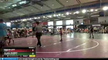 62 lbs Round 2 (10 Team) - Maisyn Lott, Storm vs ALAINA GILBERT, Alabama Elite Gold