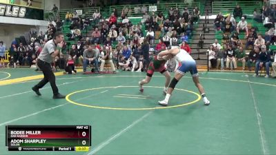 120 lbs Cons. Round 7 - Adom Sharpley, SOLON vs Bodee Miller, OAK HARBOR