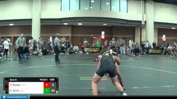 120 lbs Round 3 (6 Team) - Chase Kline, Contenders Wrestling Academy Blue vs VIncent Rosas, Panhandle All- Stars