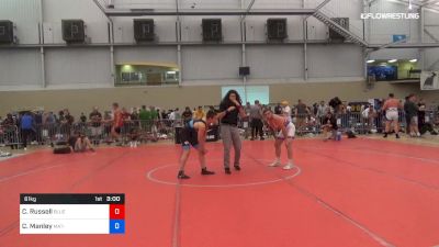 61 kg Consi Of 16 #1 - Codi Russell, Blue Ridge RTC vs Cole Manley, Mat-Town USA