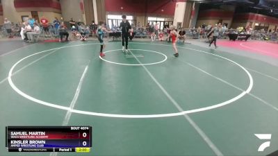 71 lbs Round 4 - Samuel Martin, Waco Wrestling Academy vs Kinsler Brown, Amped Wrestling Club