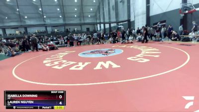 115 lbs Semifinal - Isabella Downing, MT vs Lauren Nguyen, CA