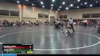 65 lbs Finals (2 Team) - Cooper Combs, Tennessee Red vs Chase Smith, Tennessee Black