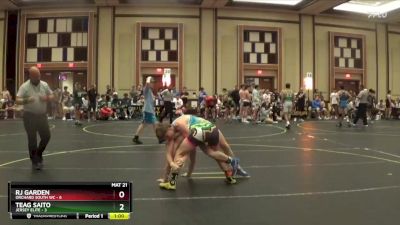 130 lbs Round 1 (6 Team) - RJ Garden, Orchard South WC vs Teag Saito, Jersey Elite