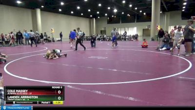 70 lbs Round 3 (6 Team) - Cole Massey, Alabama Elite Gold vs Landen Arrington, Troup County WC