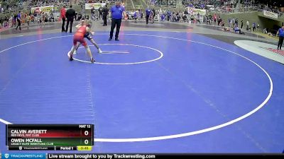 78 lbs Quarterfinal - Calvin Averett, Red Devil Mat Club vs Owen McFall, Legacy Elite Wrestling Club