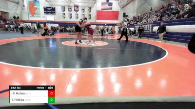 235 lbs Quarterfinal - Phoenix Molina, Tolono vs Tayla Phillips, Edwardsville (H.S.)