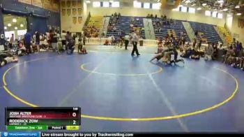 138 lbs Finals (2 Team) - Roderick Zow, Camden 1 vs Josh Alter, Westside Wrestling Club