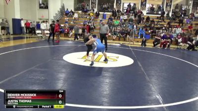 134 lbs Cons. Round 2 - Denver Mckissick, Elmore County School vs Justin Thomas, Reeltown