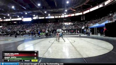 132 lbs Cons. Round 2 - Emery Smith, Central Valley Washington vs Wade Williams, American Falls