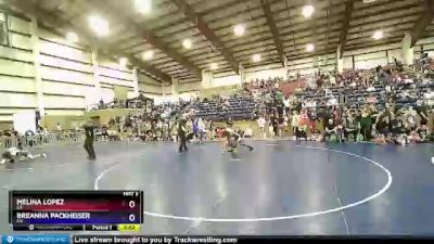 122 lbs Quarterfinal - Melina Lopez, CA vs Breanna Packheiser, CA