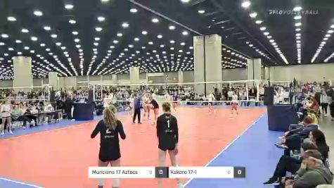 Munciana 17 Aztecs vs Kokoro 17-1 - 2022 JVA World Challenge presented by Nike - Expo Only