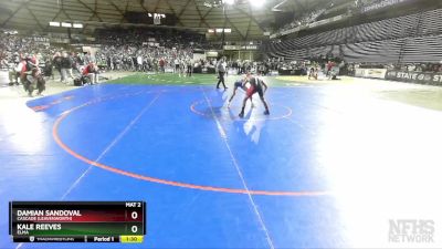 1A 126 lbs Champ. Round 1 - Damian Sandoval, Cascade (Leavenworth) vs Kale Reeves, Elma