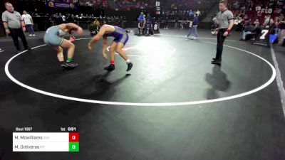 170 lbs Consi Of 4 - Max Mcwilliams, Calvary Chapel Sa (SS) vs Mason Ontiveros, Pitman (SJ)