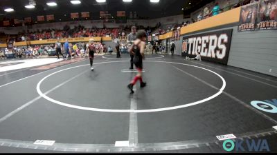 52 lbs Quarterfinal - Jacob Rader, Tuttle Wrestling vs Kol Burd, Weatherford Youth Wrestling