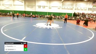 285 lbs Consi Of 16 #2 - Jojo Esposito, Putnam Valley vs Brandon Goldstein, Bellmore-jfk