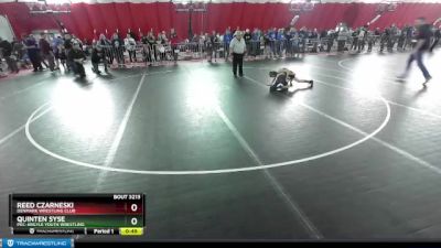 71 lbs Cons. Semi - Reed Czarneski, Denmark Wrestling Club vs Quinten Syse, Pec-Argyle Youth Wrestling