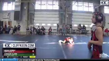 60 lbs Round 3 (8 Team) - Adam Gordy, Terps Xtreme vs Connor Clark, PA Alliance White