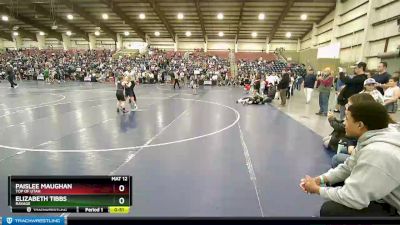 61-70 lbs Semifinal - Paislee Maughan, Top Of Utah vs Elizabeth Tibbs, Ravage