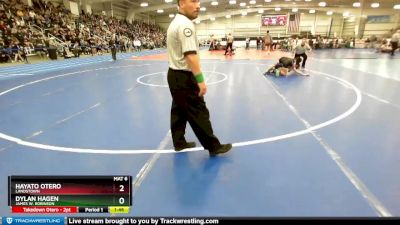 113 lbs Champ. Round 1 - Dylan Hagen, James W. Robinson vs Hayato Otero, Landstown