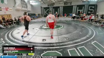 285 lbs Round 1 (8 Team) - Spencer Hansen, Natrona County vs Kane Wirkus, Rapid City Central