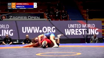 62 kg Semifinal - Kayla Miracle, USA vs Ana Godinez, CAN