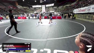 105 lbs Cons. Round 1 - Raylan Reed, Delta Wrestling Club vs Julian Almanza, California