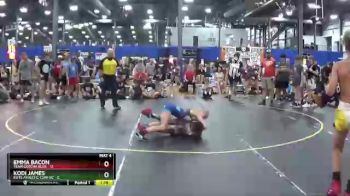 100 lbs Round 5 (6 Team) - Kodi James, Elite Athletic Club DZ vs Emma Bacon, Team Gotcha Blue