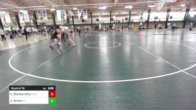 184 lbs Round Of 16 - Cameo Blankenship, Davidson vs James Brown, Virginia Tech