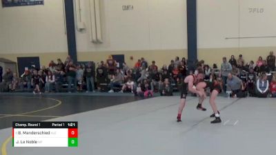 95 lbs Champ. Round 1 - Brock Manderschied, Alexandria vs Jaydon Le Noble, Wrestling Factory