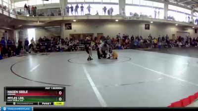 35 lbs 1st Place Match - Myles Uhl, East Noble TUF vs Hagen Seele, Indiana