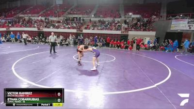 113 lbs Round 1 (16 Team) - Ethan Cobarrubias, Comal Pieper vs Victor Ramirez, Dallas Hillcrest