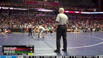 3A-138 lbs Semifinal - Ryder Block, Waverly-Shell Rock vs Nolan Fellers, Bondurant-Farrar