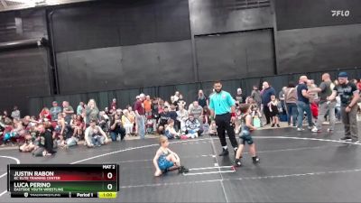 56 lbs Semifinal - Justin Rabon, Kc Elite Training Center vs Luca Perino, Eastside Youth Wrestling