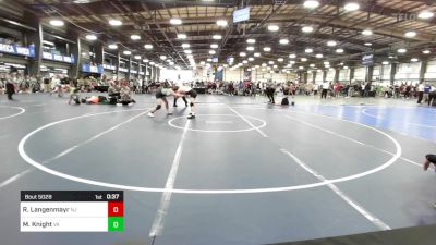 132 lbs Consi Of 8 #1 - Ryan Langenmayr, NJ vs Mason Knight, VA