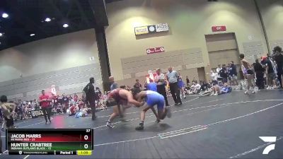 195 lbs Round 1 (6 Team) - Hunter Crabtree, Indiana Outlaws Black vs Jacob Marrs, Mi Mafia Red