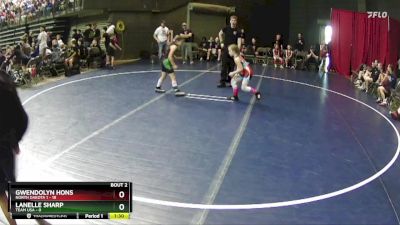 73 lbs Round 1 (4 Team) - Gwendolyn Hons, North Dakota 1 vs Lanelle Sharp, Team USA