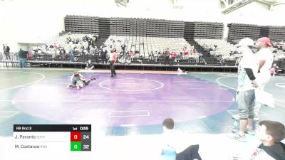 85 lbs Rr Rnd 2 - Jax Paranto, Gotham City vs Marco Costanzo, Roundtree Wrestling Academy Black