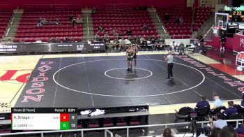 184 lbs Finals (2 Team) - Adam Ortega, The Citadel vs Joey Lyons, Cleveland State