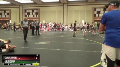 85 lbs Semis & 1st Wrestleback (8 Team) - Chase Smith, Mat Assassins Black vs John Ross, Triumph WC