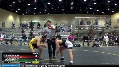 150 lbs Round 3 (6 Team) - Caden Thomas, Untouchables-Olympia vs Jackson Kelly, Michigan Matcats