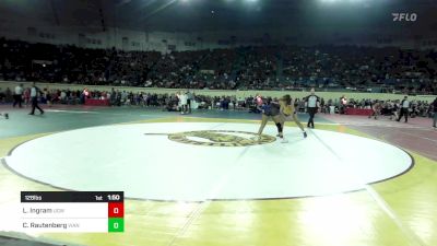 128 lbs Round Of 32 - Lei`Lani Ingram, Union Girls JH vs Carmen Rautenberg, Vian Wrestling Club